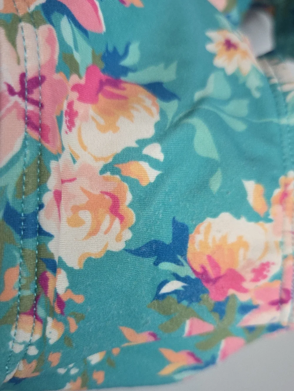 Ruffle Butts Size 12-18m Floral Swimsuit Fancy ME Floral Green Pink Floral